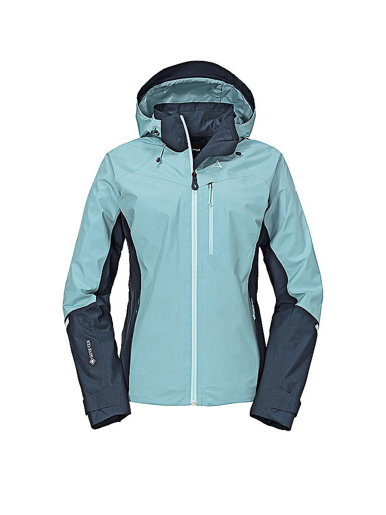 SCHÖFFEL Damen Wanderjacke Kreuzjoch L GTX hellblau